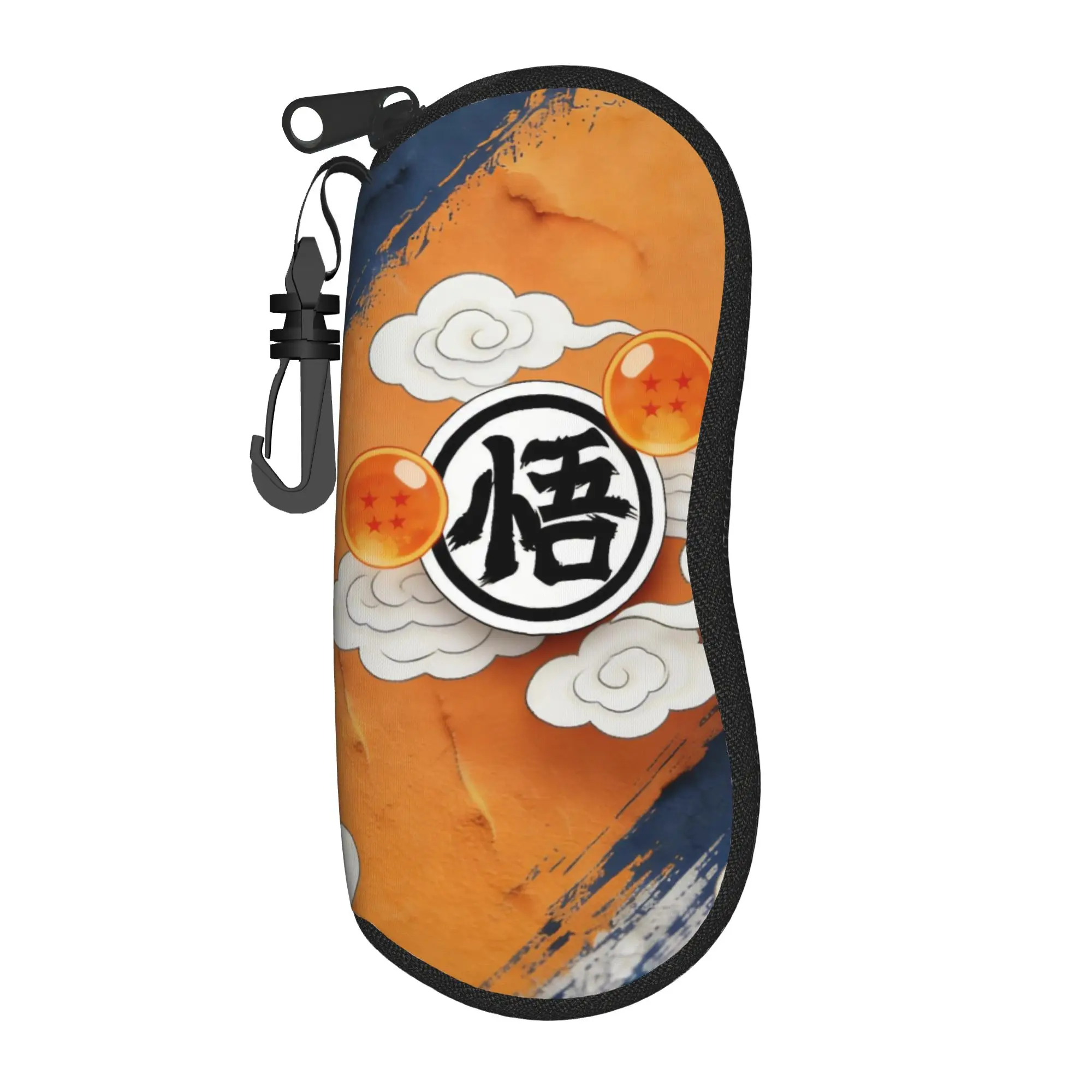 Estuche para gafas Dragon Ball Kakarot Goku Kanji Go, caja protectora para gafas con cremallera, Unisex, nueva