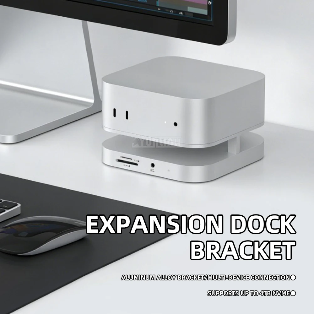 Expansion Bracket Equipped with SSD Hard Drive Enclosure, Support 10Gbps Data Transmission