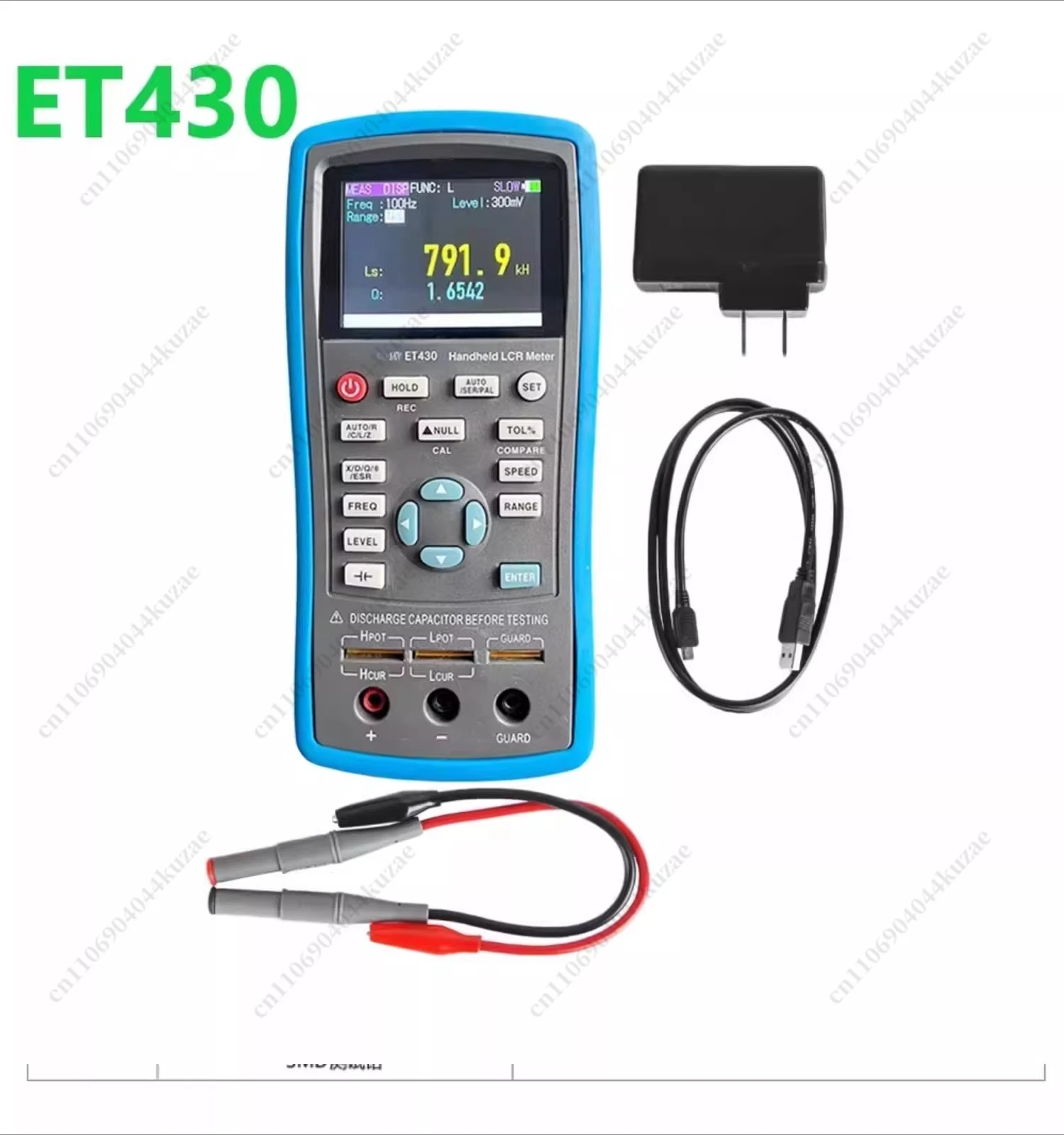 Handheld Digital LCR Bridge Meter High Precision Capacitance Inductance Resistance Tester
