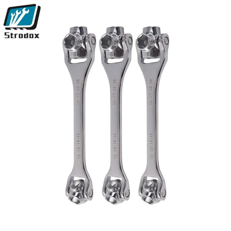 

Universal Wrench Rotating Multi-function Dog Bone Socket Wrench Eight-in-one-in-1 Multi-purpose 360-degree Magnetic