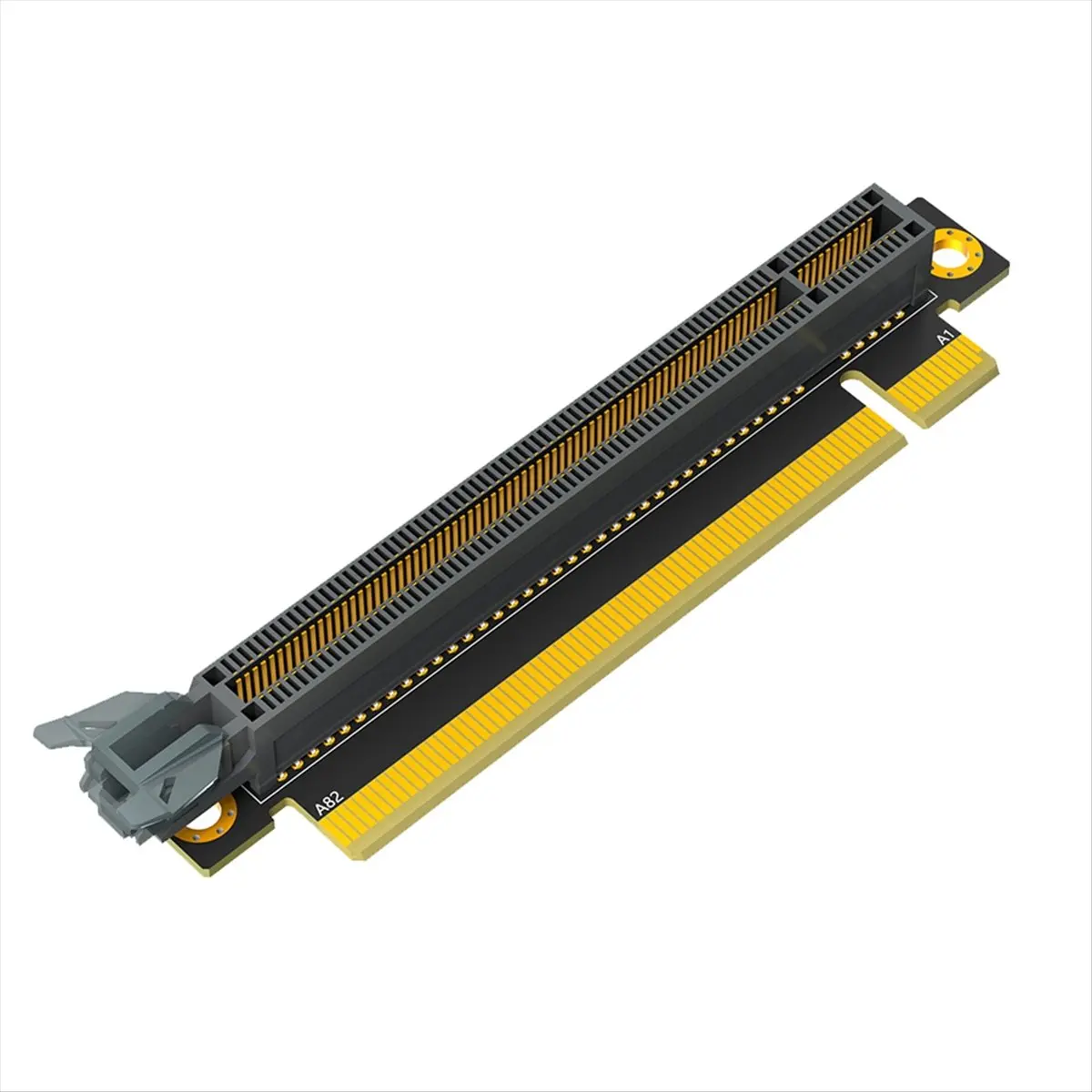 A59E PCI-E 16X 3.0 90 Degree Reverse Male to Female Riser Card for 1U Server (Installation Direction Towards CPU)
