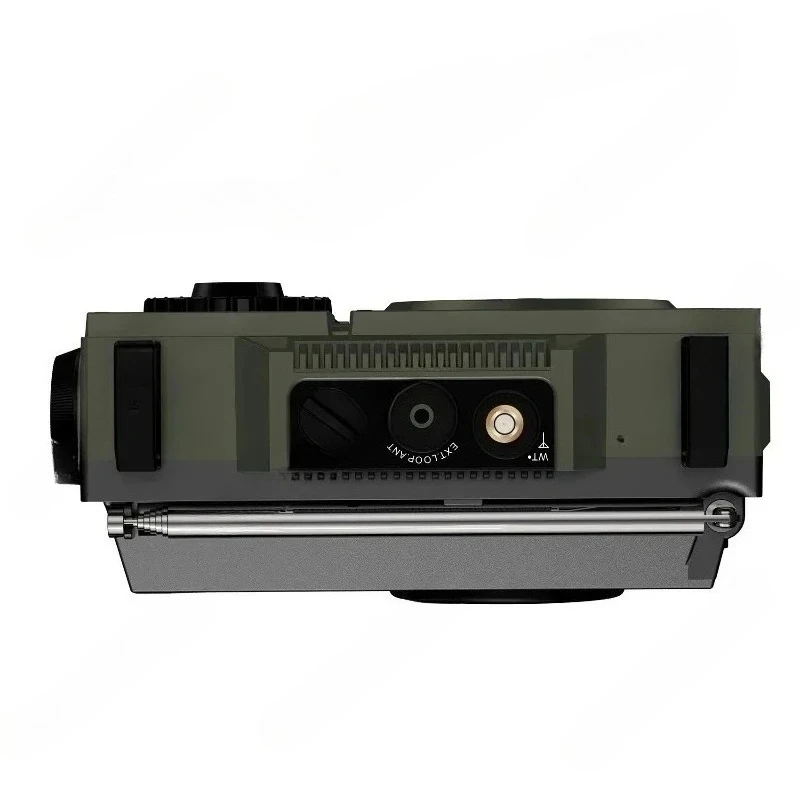 Portable Multi Band Radio Receiver Support Aviation FM MW SW VHF UHF WB With 5000mAh Rechargeable Battery