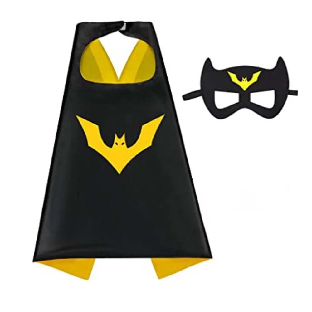 8 sets Superhero Capes for  Cool Halloween Christmas  Costume Cosplay Festival Party Supplies Favors Dress Up for boys girls