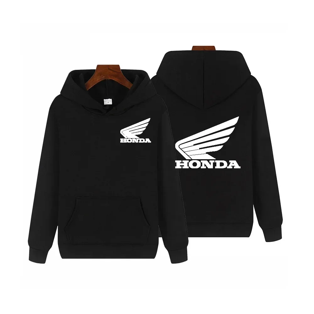 Honda logotipo impressão hoodie masculino feminino casual na moda moletom clássico ao ar livre correndo honda roupas esportivas streetwear com capuz