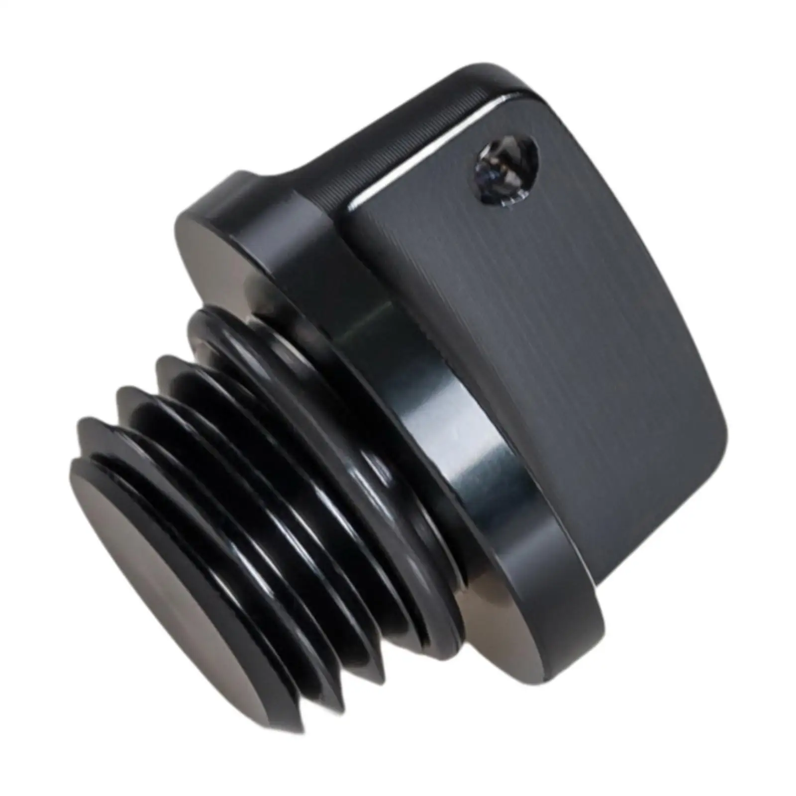Universal CNC Motorcycle Oil Filler Plug Lightweight Black M20x2.5 Replacement Cap for Yamaha Honda Bikes