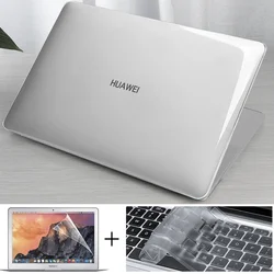Funda de ordenador portátil para Huawei MateBook D14/D15/13/14/MagicBook 14/15/Pro 16,1/MateBook X Pro/X 2020, cubierta de Teclado + Protector de pantalla