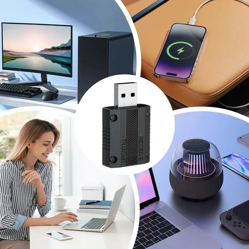 Автомобильный аудиоприемник, усилитель для мобильного телефона, преобразователь Plug and Play, приемник для беспроводного динамика, настольного компьютера, ноутбука