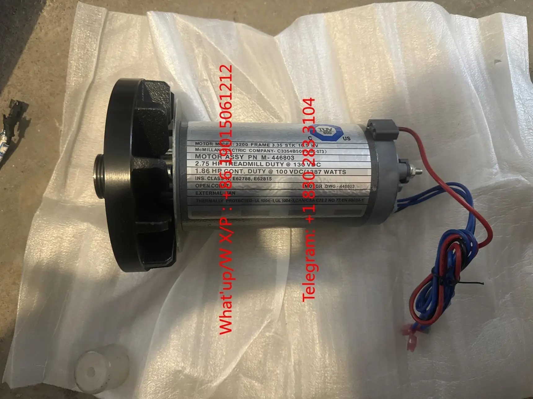 genuine product  2.75H  P treadmill dc motor 130v dc