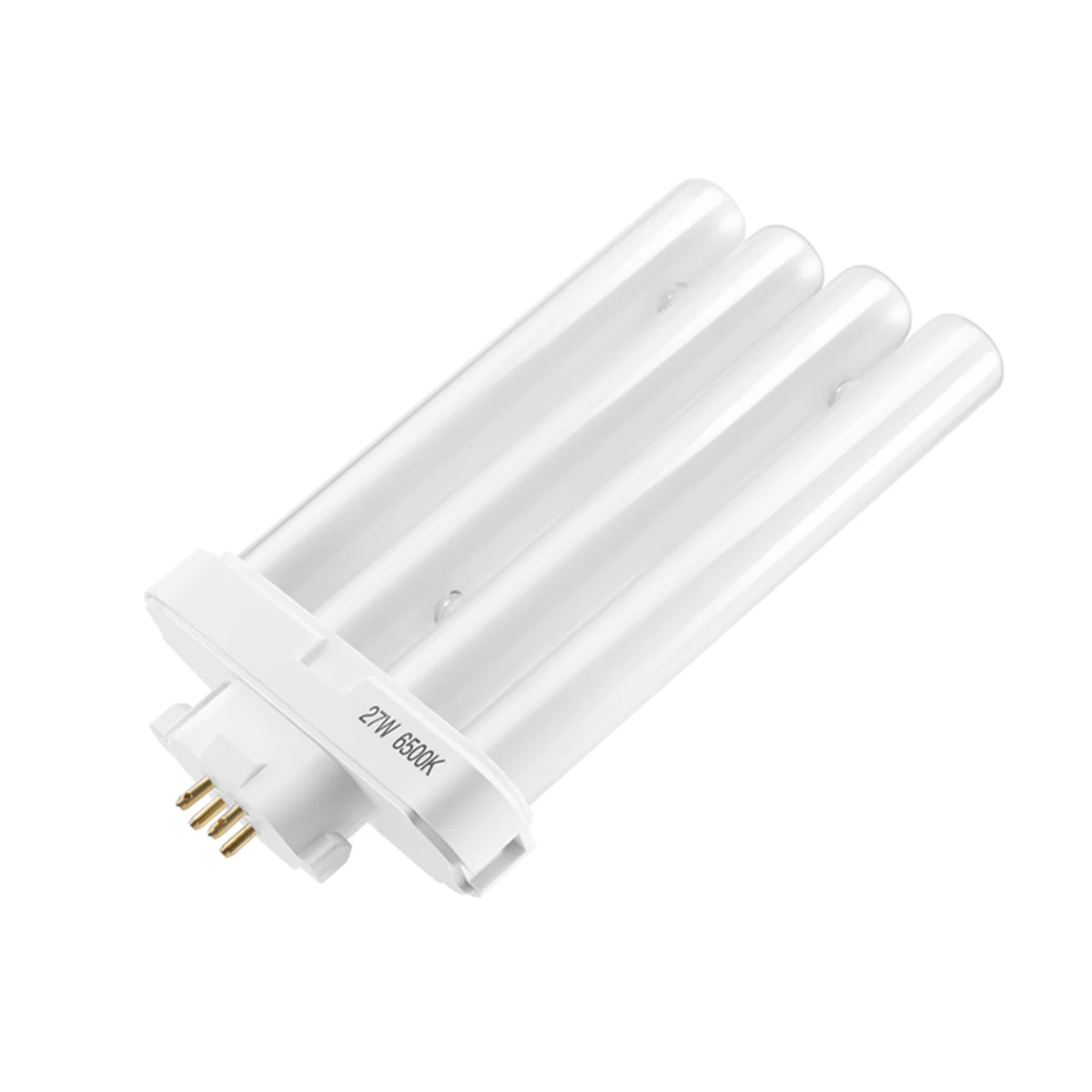 ABZV-220V 27W 4 ขาแถว 6500K Double-H Quad หลอดหลอดฟลูออเรสเซนต์ขนาดกะทัดรัดหลอดไฟ