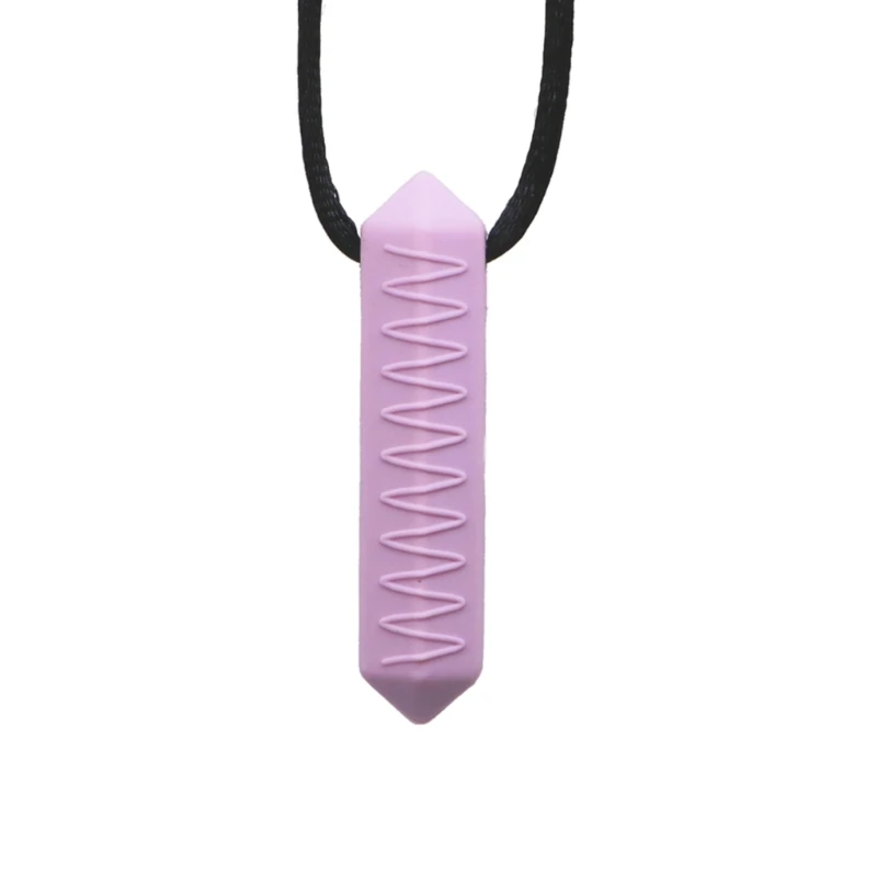 Collana da masticare in silicone Giocattolo da dentizione forte duraturo per regalo per ragazzi ragazze