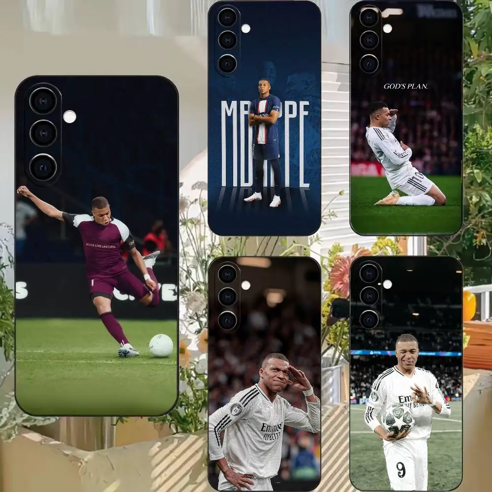 Classic Scenes of Mbappé  Phone Case For Samsung A73 20,21s,22,31,32,52,53,72 Soft Black Shell