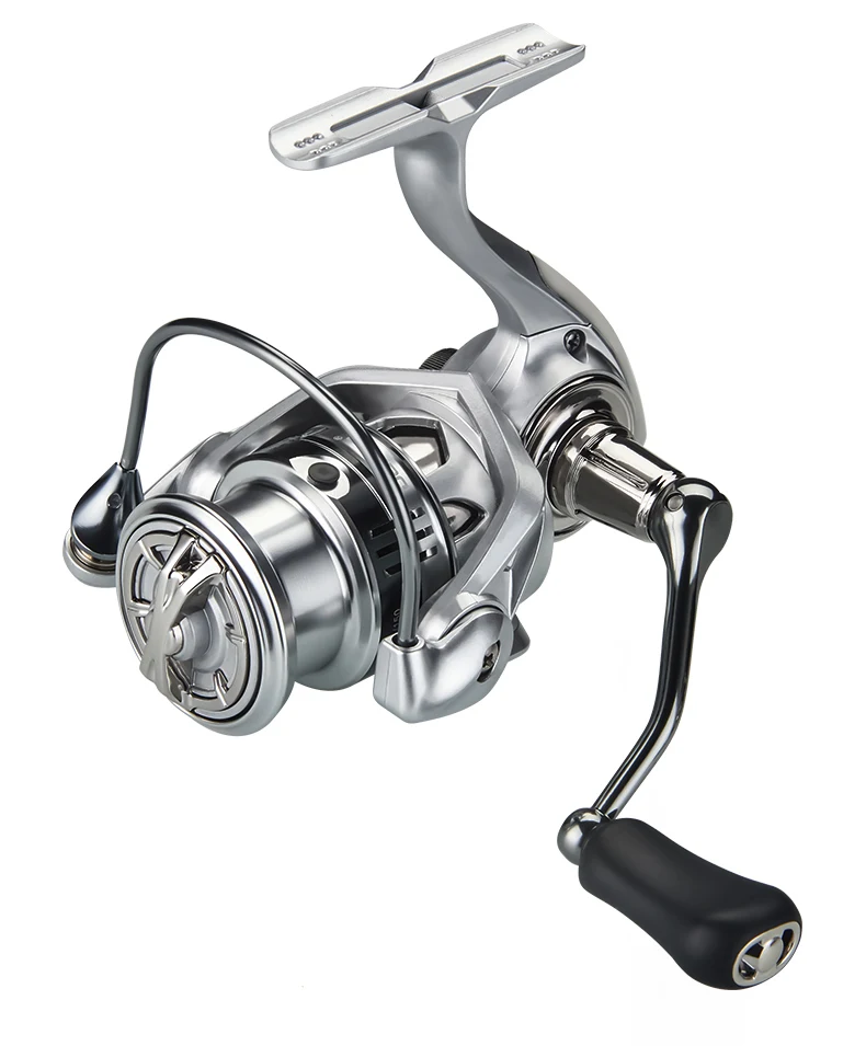 DEUKIO Spinnrolle 8KG Max. Bremskraft 5.2:1 Ultraleichte Metallspule 4+1BB Salzwasser Süßwasser Köder-Angelrolle – Detail 16