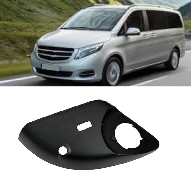

NEW-Car Side Wing Mirror Lower Cover Double Hole Rearview Mirror Base Cover For Vito W447 2016-2022 Left