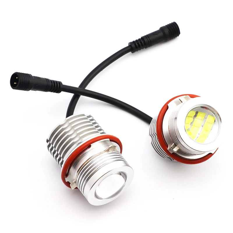 120w White Angle Eyes LED Marker Light  Ring Headlight Bulb Lamp For BMW 6 Series E63 E64 M6 645ci 650i 2004-2008 view 6