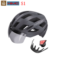 Youpin HIMO Cycling Helmet Man Women каска Road Mountain Bike Night Flashing Light Outdoor Multi-function Helmets Lightweight