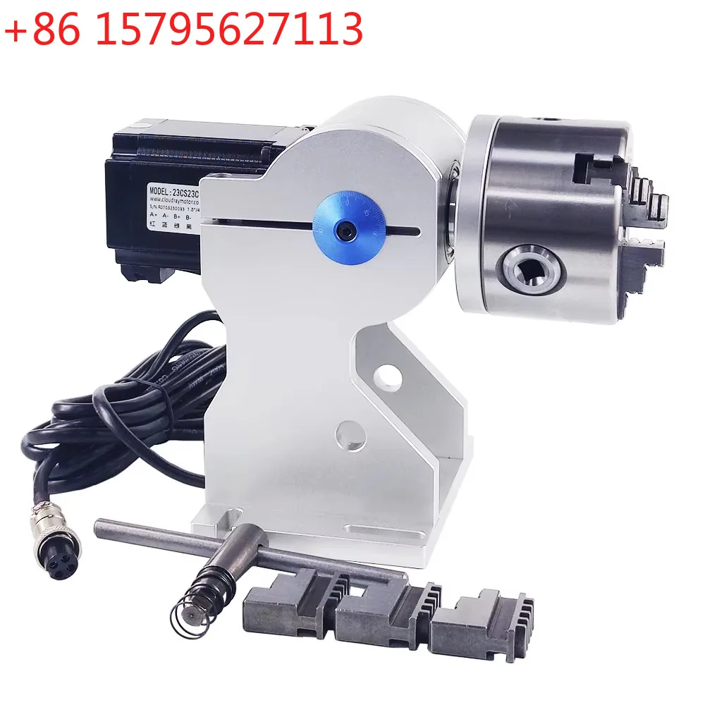 

Лазерный маркировочный станок D80 с вращающимся устройством, столом для лазерной сварки с регулировкой скорости вращения, вращающимся валом.