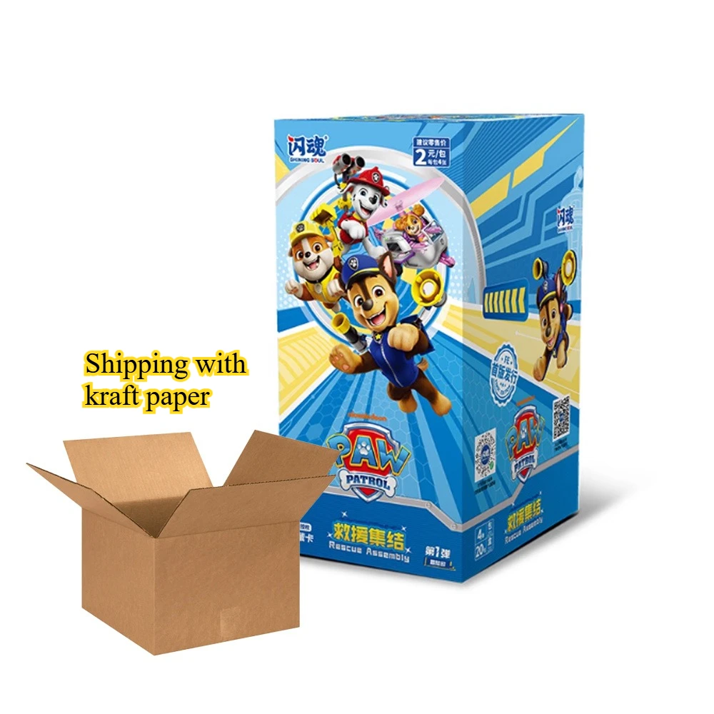 Shining Soul Paw Control Rescue Assembly Collection Card First Bullet Adventure Pack Collection Card Blind Box Mystery Bag Toys