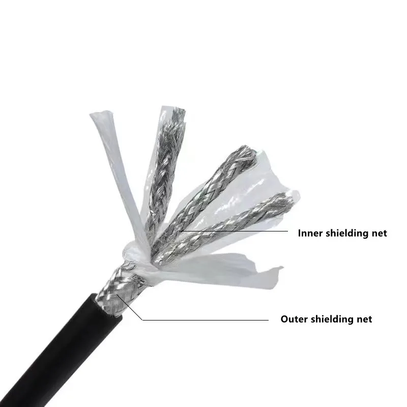 STP Drag Chain Afgeschermde Kabel 2-20cores Dubbele Afgeschermde Gegroepeerd Individueel Afgeschermde Twisted Pair Trvvpps Anti-Jamming Signaal Kabel