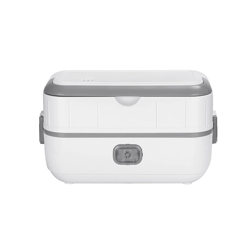 Simple, lightweight, compact, large capacity, convenient single-layer stainless steel USB lunch box