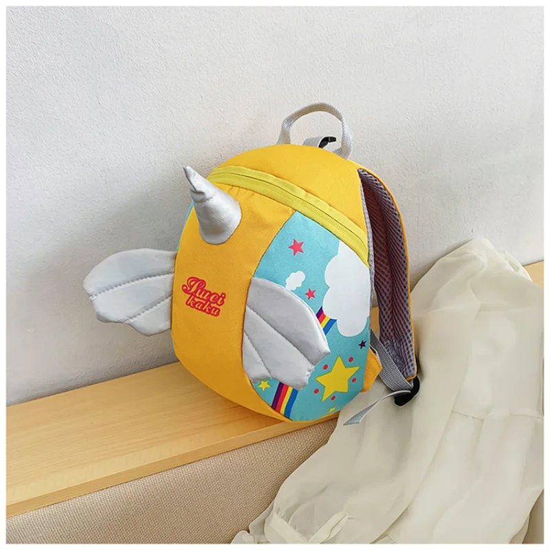 

New Cute Unicorn School Bag Anti Lost Children's School Bag Backpack for Primary School Students Toddler Grade 1-3