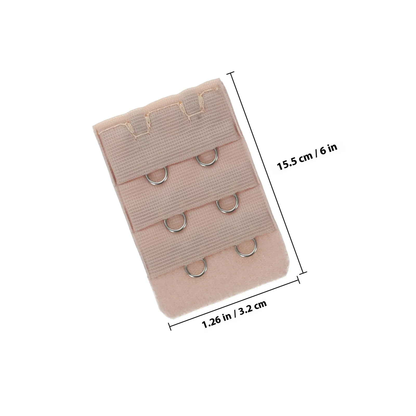 20Pcs Women Bra Extenders Narrow 2 Hook 3 Row Comfortable Brassiere Extension Buckles Pregnancy Weight Gain Elastic Underwear