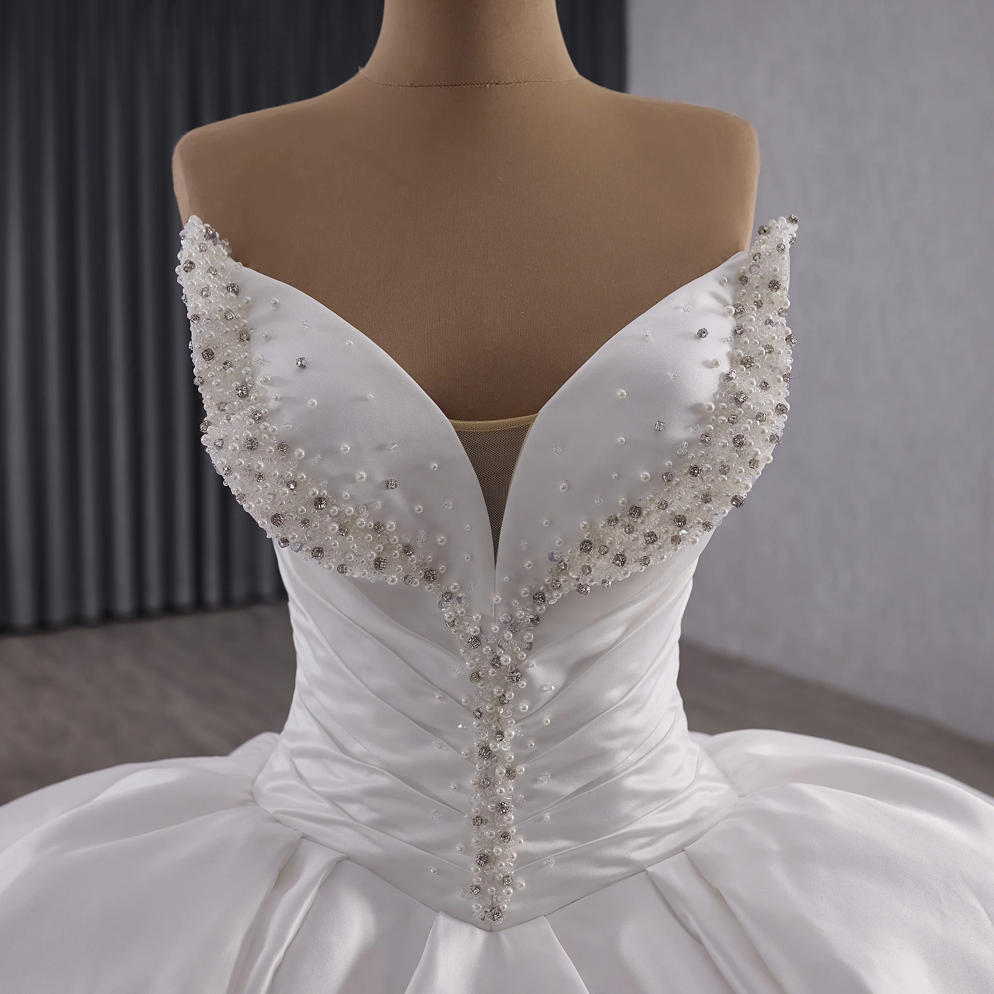 Rosymae Vintage à volants gonflé robe de bal robe de mariée avec jupe à volants femmes Vintage robe de mariée vestido de novia boda