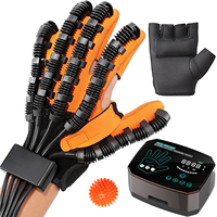 Hand Finger Exerciser with 4-Pump Power, Rehabilitation Robot Gloves Stroke Hemiplegia Cerebral Infarction Training Equipment