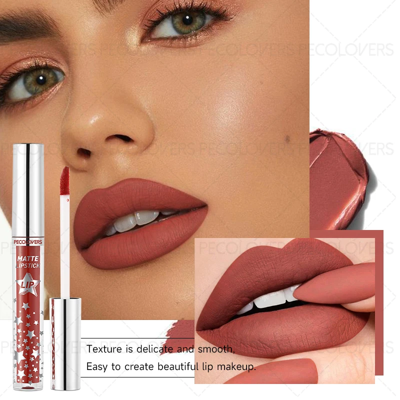 防水、長持ちするリキッドリップスティック、マットリップグレイズリップグロス、ベルベットのようなマットな質感