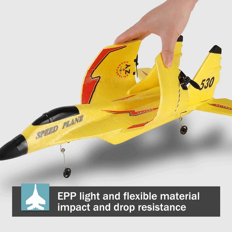 RC Vliegtuig SU35 Met LED Verlichting 2.4G Afstandsbediening Vliegtuigen Vliegen Model Zweefvliegtuig SU57 EPP Schuim Vliegtuig Speelgoed Voor kinderen Geschenken