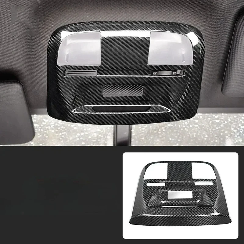 

For SUBARU WRX Real Hard Dry Carbon Fiber From Decorative Parts Interior Roof Reading Light Panel Modification 22-23 Accessories