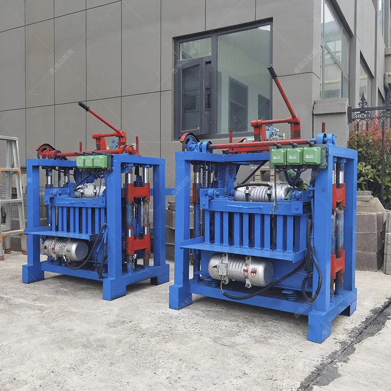 Two Phase Brick Making Machine Electric Small Cement Hollow Making Machine, Concrete Block Forming Equipment