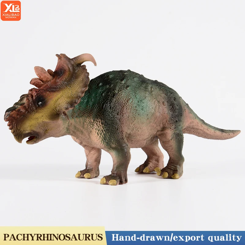 Jurassic Pachyrhinosaurus Dinosaurier-Spielzeug-Actionfigur – Sammlungsmodell für Geburtstags- und Weihnachtsgeschenke für Jungen und Mädchen
