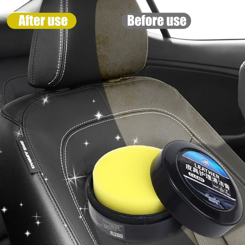 Car Leather Seat Maintenance Care Oil Multifunctional Cream Interior Polishing Stain Removal Refurbished Leather Sofa Cleaning