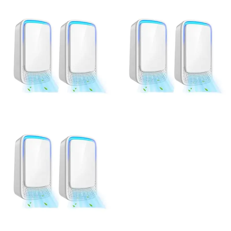 

A76G-Тихий очиститель воздуха с технологией ионизации для дома, спальни, кухни, офиса, 6 шт., британский штекер