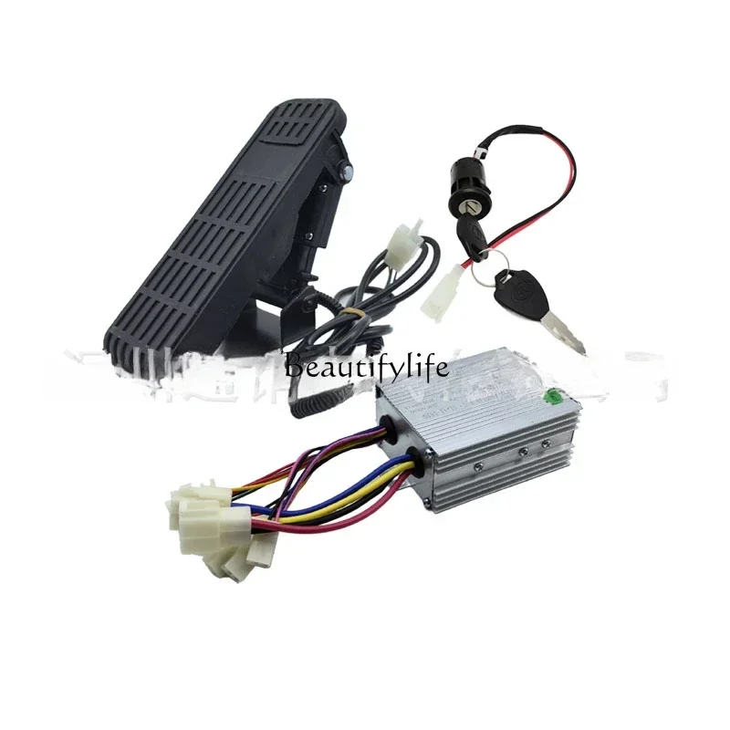 

DC brushed motor controller 800W large plastic foot pedal accelerator live door lock