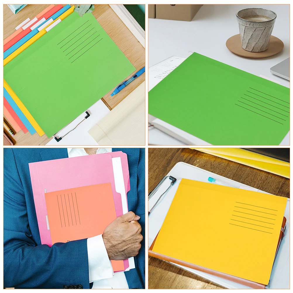 

Hanging File Folders Stylish Letter Size Office Organizer Desk Wall Colorful Portable Storage Check Cash Receipts Paper