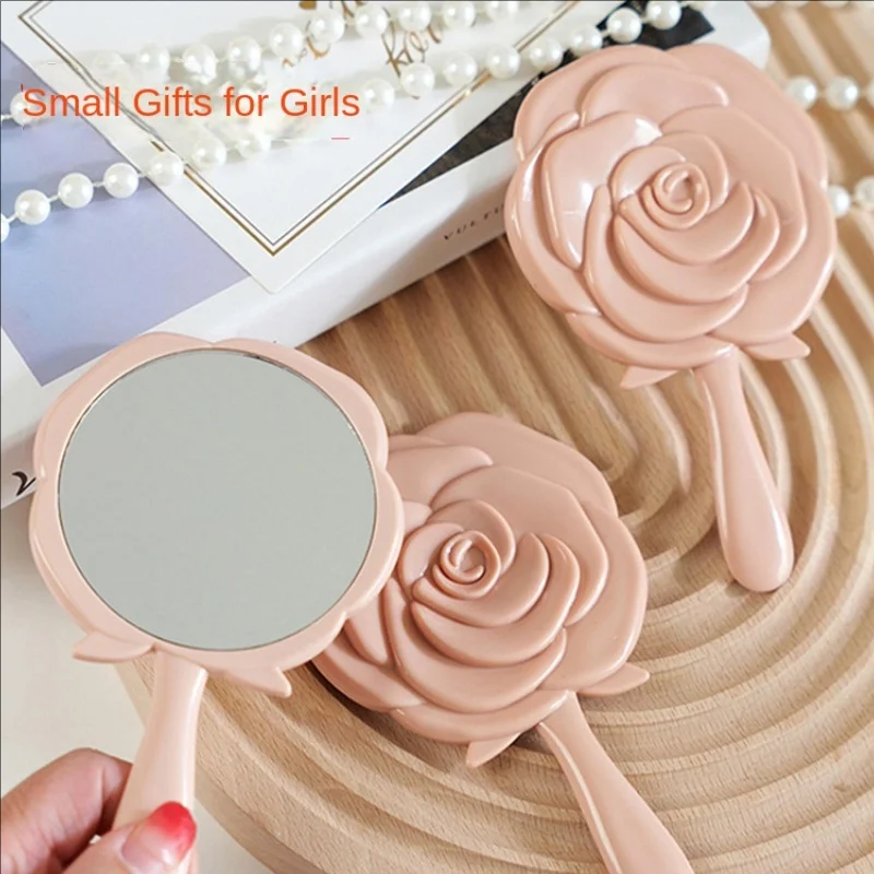 12x24cm compact and cute handheld makeup mirror, portable travel makeup mirror