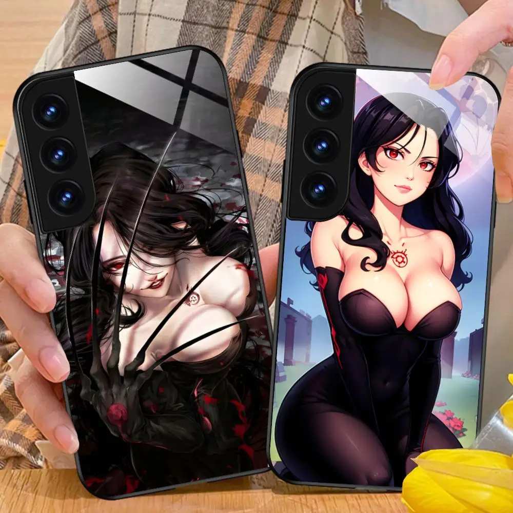 

Чехол для телефона Fullmetal Alchemist Lust для Samsung Galaxy S25 S24 S23 S22 S21 S20 Note20 Plus FE Ultra Glass Cover для смартфона