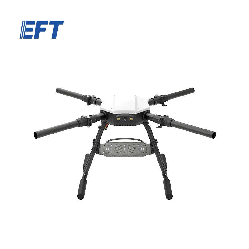 EFT new upgrade E410P 10KG payload delivery aircraft parts cargo transport heavy lift cargo drone frame with load plate