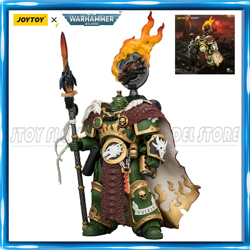 

[Pre Order]JOYTOY 1/18 Action Figure Warhammer 40K Salamanders Vulkan He'stan, the Forgefather figure toys