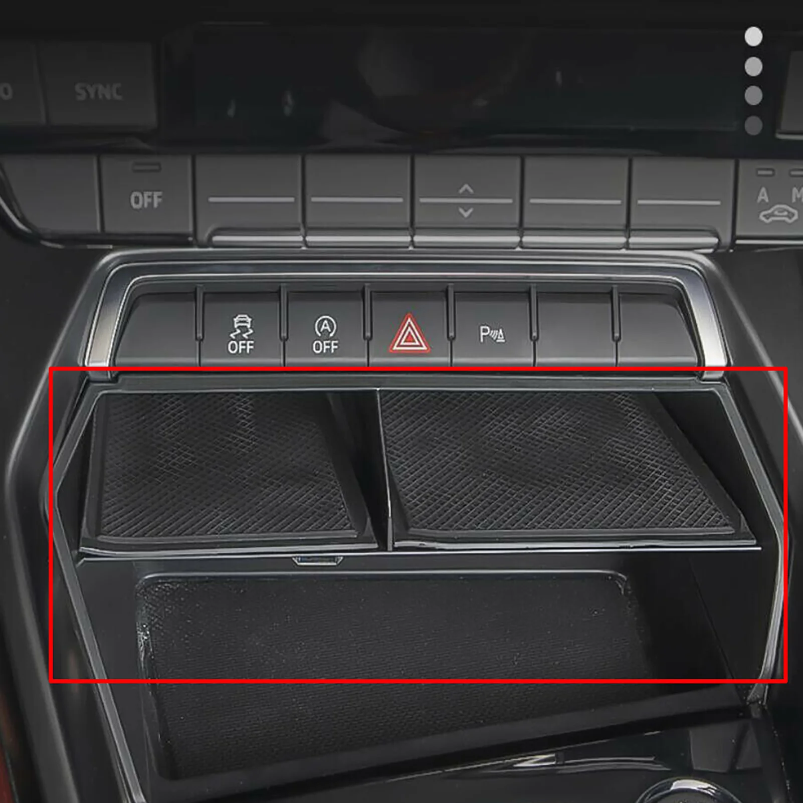 Car Central Console Storage Box Organizer Container Tray Decoration For Audi A3 8Y Sportback Sedan LHD Interior Accessories