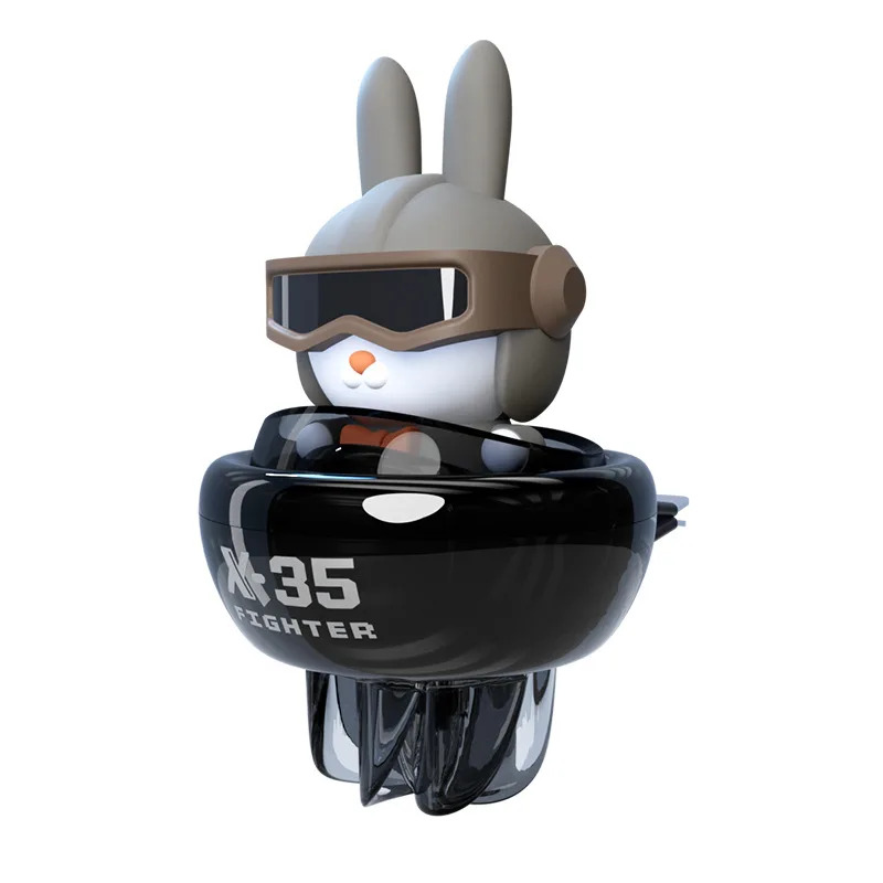 سيارة الهواء المعطر اكسسوارات العطر الكرتون الأرنب الصغير الطيارين سيارة العطور ل منفذ الروائح نكهة سيارة رائحة