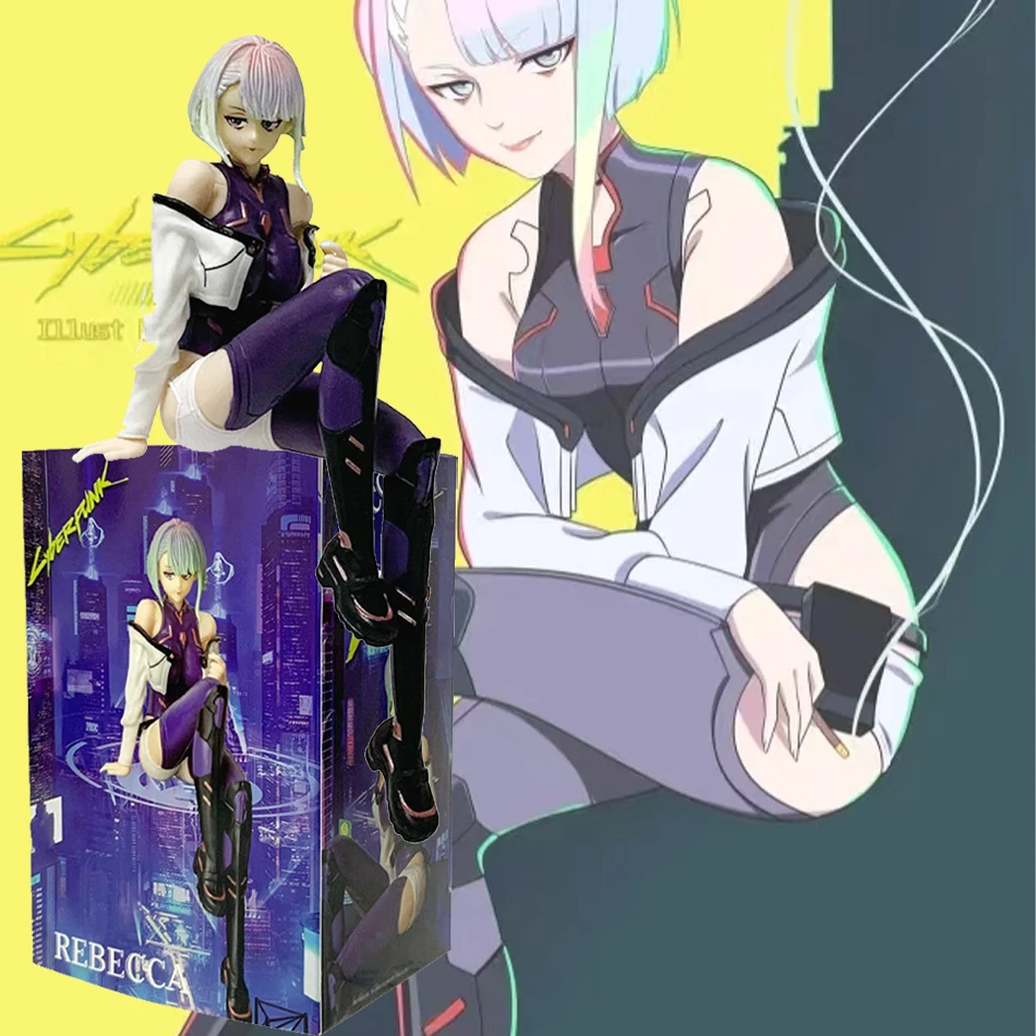 ฟิกเกอร์อนิเมะเกม ลูซี่ ขนาด 17 ซม. ท่าทางนั่ง ของเล่นสะสม ของขวัญวันเกิด ของตกแต่งโต๊ะทำงาน