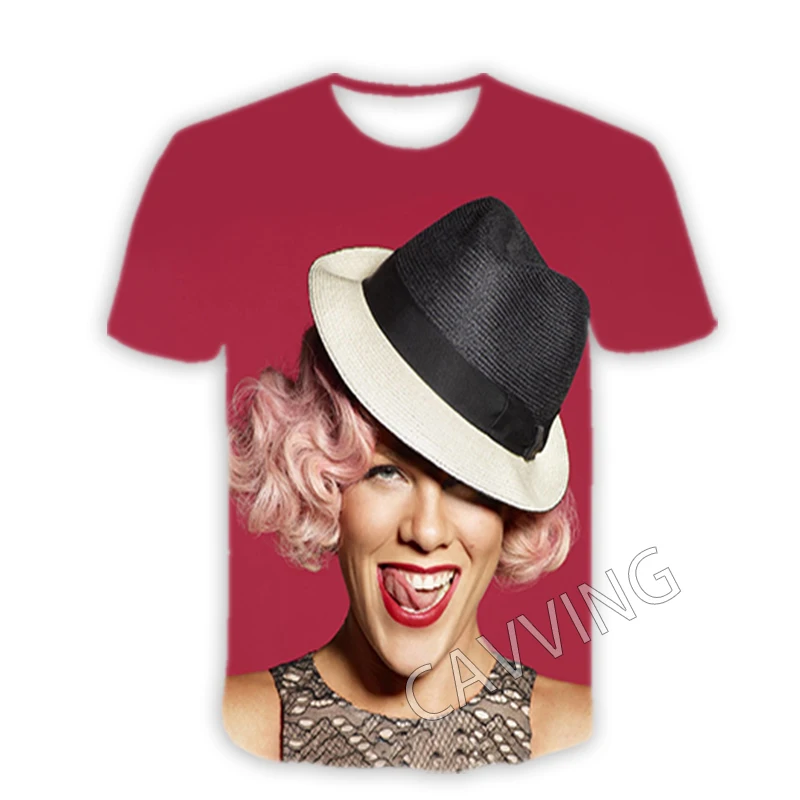 New Fashion Women/Men's 3D Print  P!nk  Alecia Beth Moore   Casual T-shirts  Hip Hop Tshirts Harajuku Styles Tops Clothing