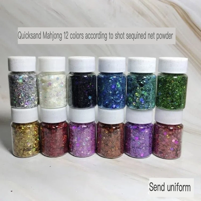 

Mixed Glitter Glitter Glitter Gold Powder Gold Onion Powder Quicksand Diy Drop Glue Filler Nail Decoration