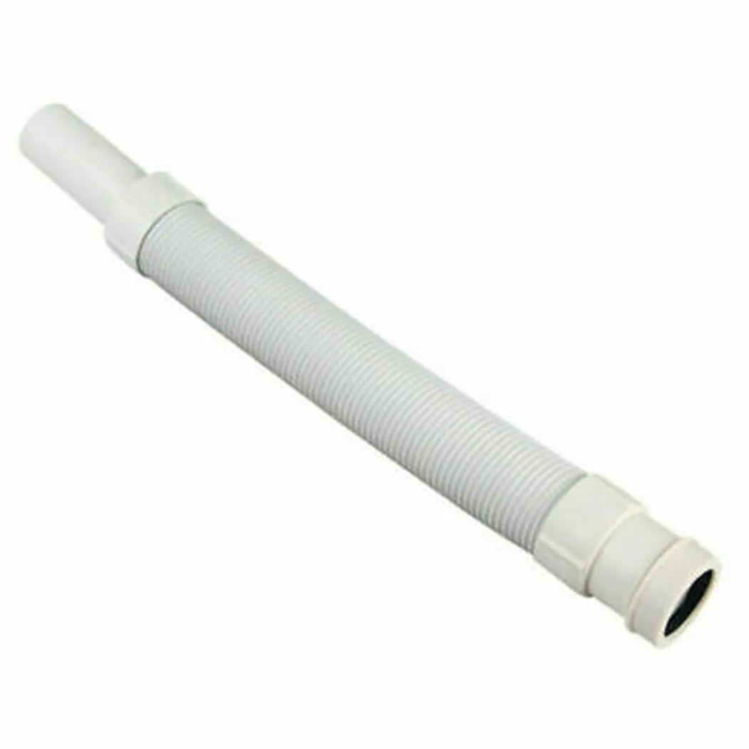 Tubo de drenaje de plástico Flexible, sifón de alta calidad para fregadero de cocina, tipo S, blanco, 36-80cm, lavabo de baño, gran oferta