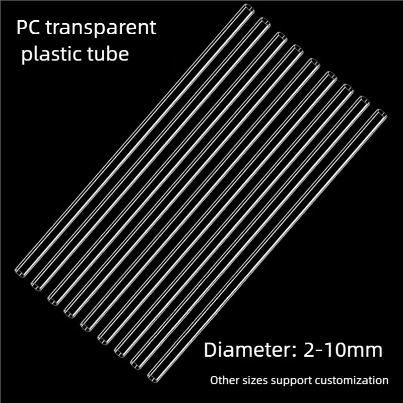 

100pcs Naxilai PC PVC Transparent Plastic Tube Cat Toy Wand Rod Rigid Pipe Clear Polycarbonate Tube wholesale