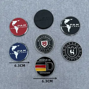 3D dekorace do auta styling karoserie boční blatník kovové logo samolepka pro VW Multivan PanAmericana Polo Touareg Tiguan příslušenství 8 nejlepší prodej příslušenství pro VW Multivan - №2
