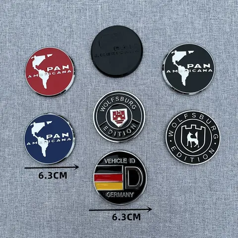 3D Car Decoration Car Styling Body Side Fender Metal Logo Sticker For VW Multivan PanAmericana Polo Touareg Tiguan Accessories 8 best sales vw multivan accessories - №2