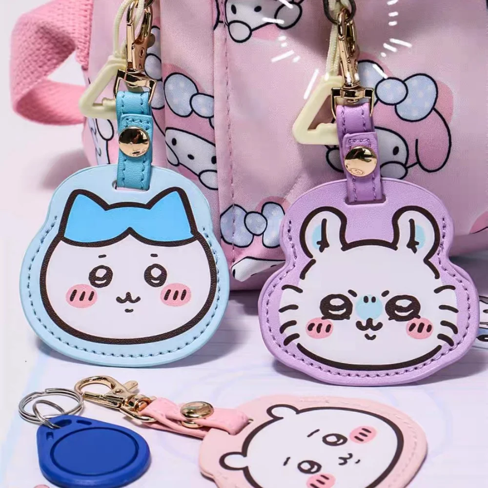

Chiikawa Hachiware чехол для карты контроля доступа Kawaii Usagi брелок для ключей лифт индукционные карты бирка для ключей защитный рукав подарки